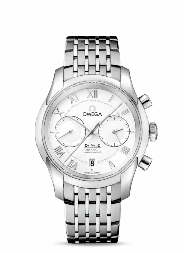 Omega De Ville Co-Axial 42 Chronograph Stainless Steel / Silver / Bracelet 431.10.42.51.02.001 (43110425102001)